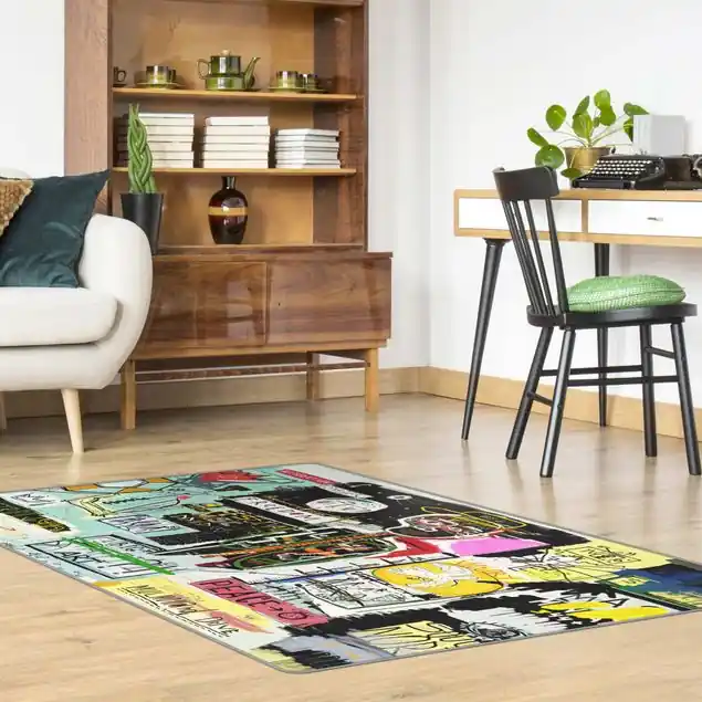Abstract Graffiti Art Teppich Saisonangebot