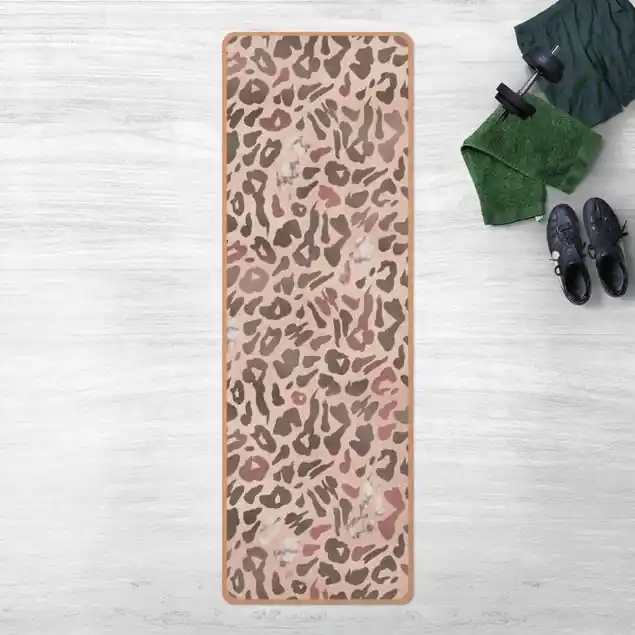 Super-Preis Der Leopard im Boudoir Yogamatte Kork