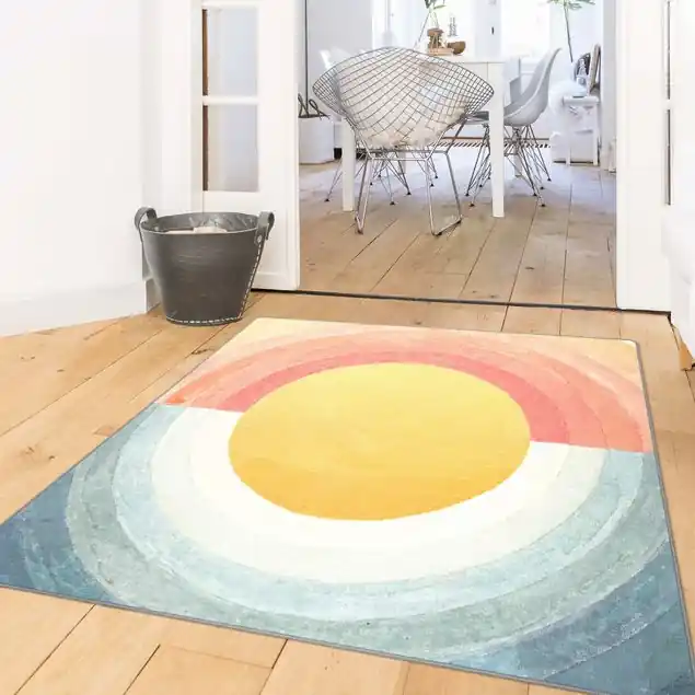 Sonne zwischen Himmel und Meer Teppich Ausverkauf