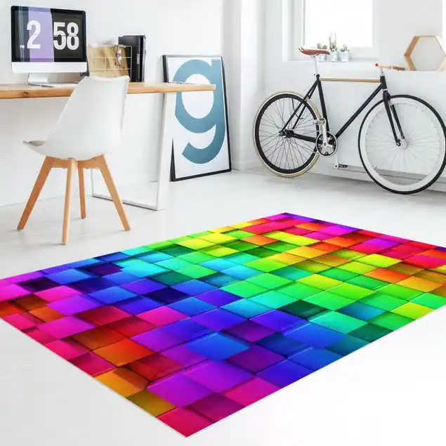 3D Würfel Vinylteppich Direkt Vom Hersteller