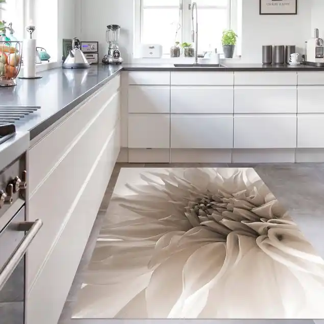 Dahlie in Würde Vinylteppich Direktkauf