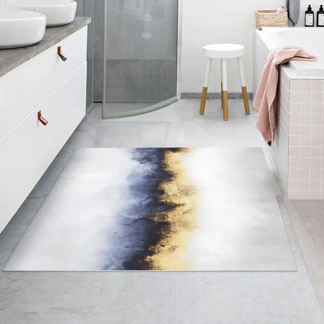 Wolkenhimmel mit Gold Vinylteppich Bestpreis