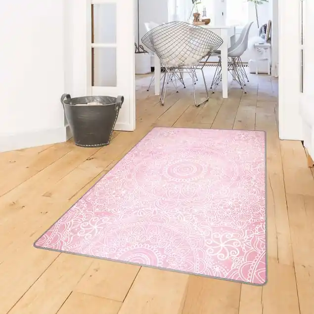 Muster Mandala Rosa Teppich Preis Gesenkt