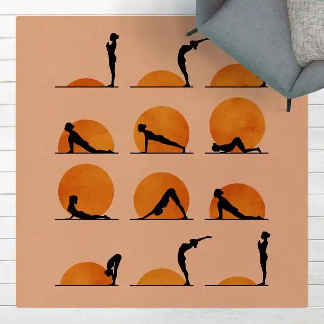 Yoga - Der Sonnengruß                               Kork-Teppich Top-Seller