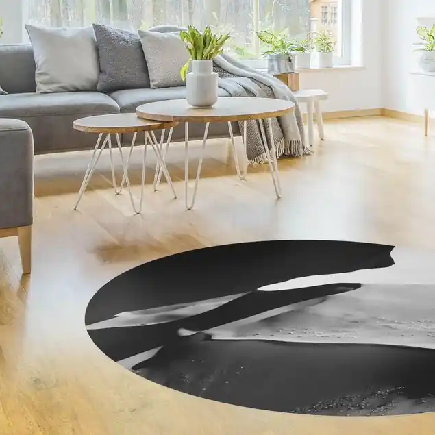 Online Kaufen Wüste - Abstrakte Dünen Runder Vinyl-Teppich