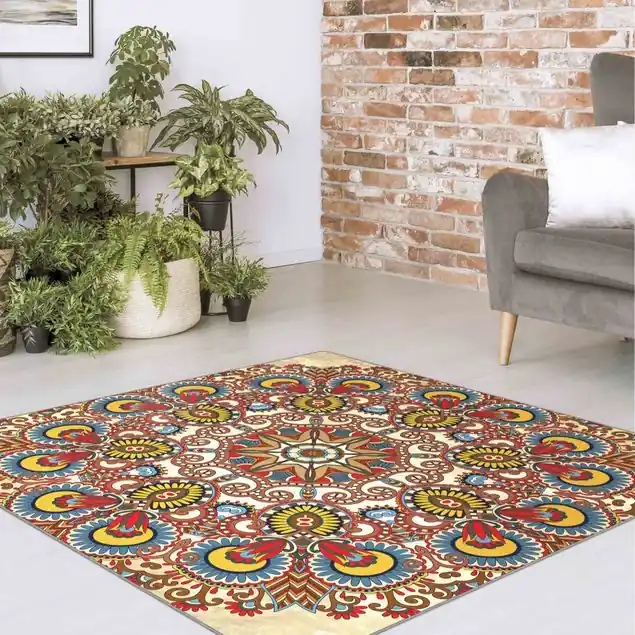 Heißes Angebot Farbiges Mandala Teppich