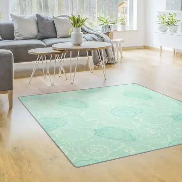 Top-Seller Mollusken Design in Pastell Teppich