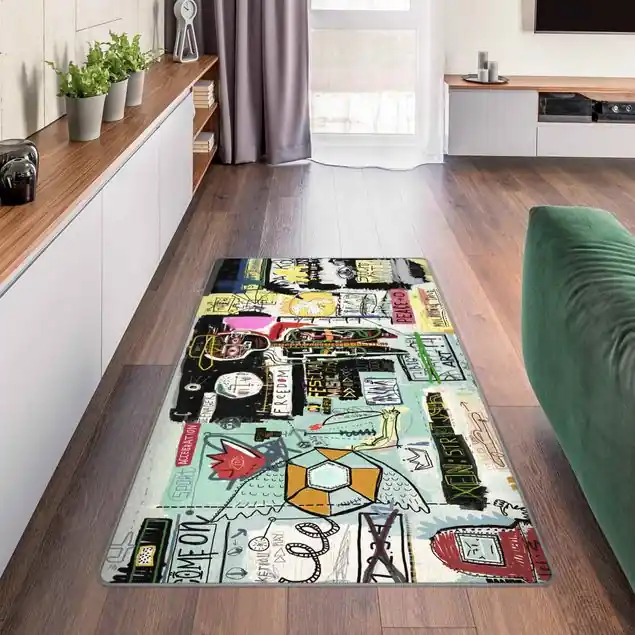Abstract Graffiti Art Teppich Versand Am Gleichen Tag