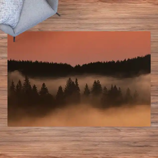 Aktuell Verträumter Waldnebel                               Kork-Teppich
