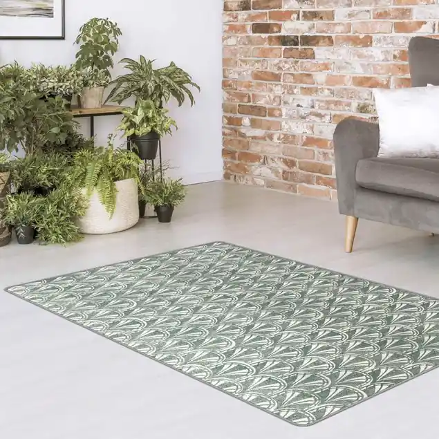 Kracherpreis Vintage Muster Art Deco Bögen Teppich