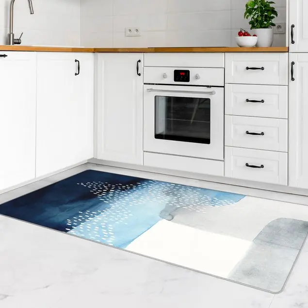 Abstrakter Wasserfall Teppich Preisknaller