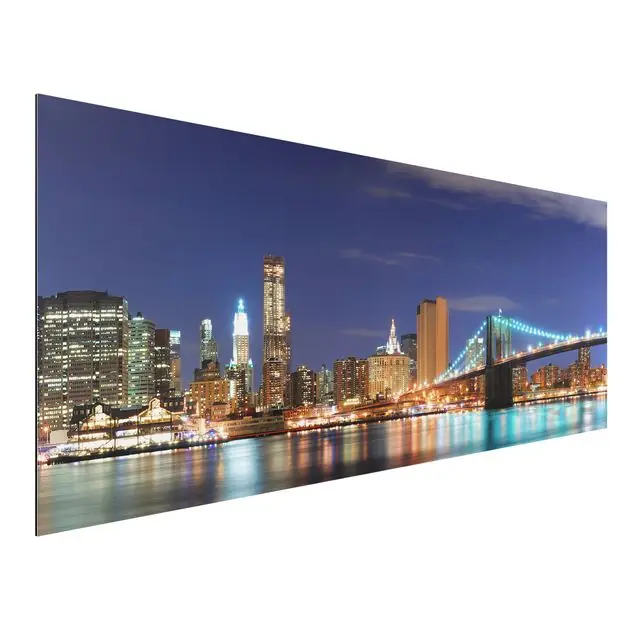 Preiswert Manhattan in New York City Alu-Dibond Outdoor Bild