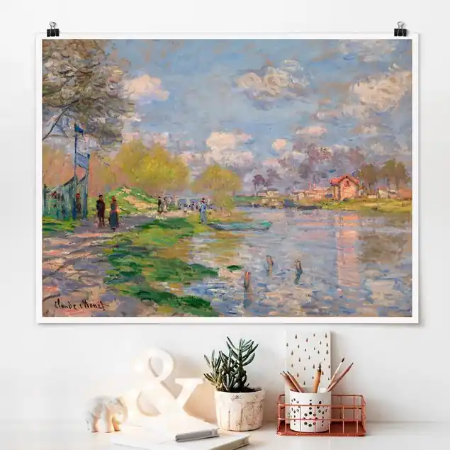 Claude Monet - Seine Poster - Querformat Top-Preis