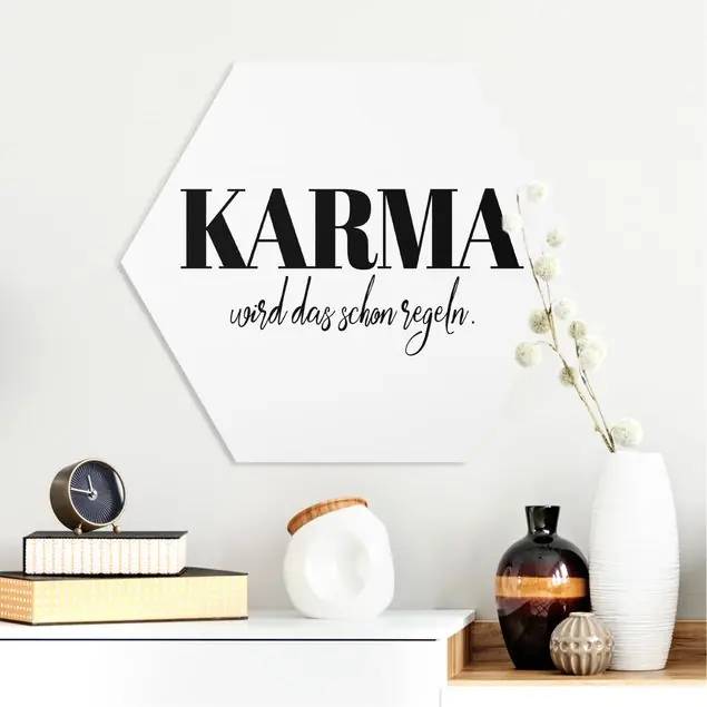 Karma wird das schon regeln Hexagon-Forexbild Wochenendangebot