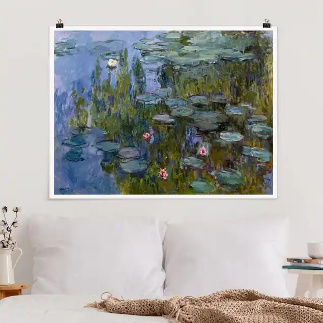 Claude Monet - Seerosen (Nympheas) Poster - Querformat Neu Im Sortiment