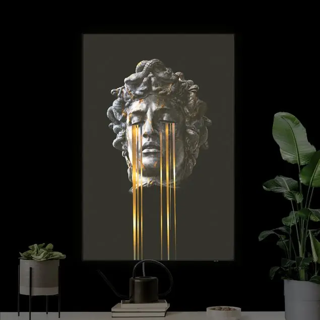Solange Der Vorrat Reicht Weinende Medusa LED-Wechselbild