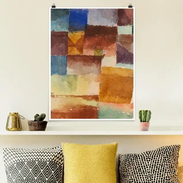 Paul Klee - Einöde Poster - Hochformat Beliebt