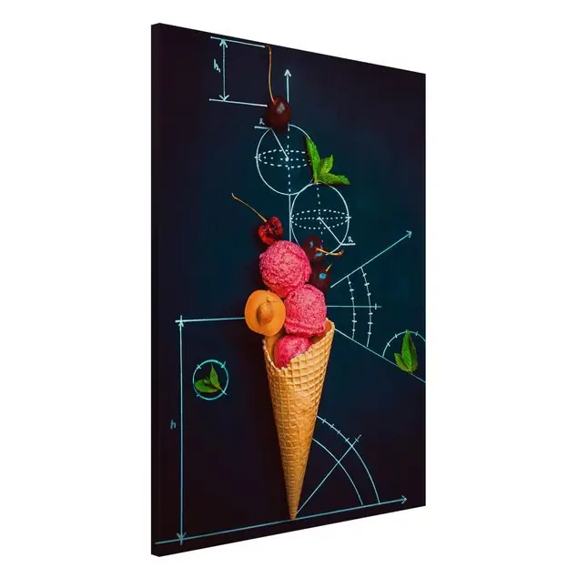 Top-Angebot Geometrie im Sommer Magnettafel - Hochformat 2:3