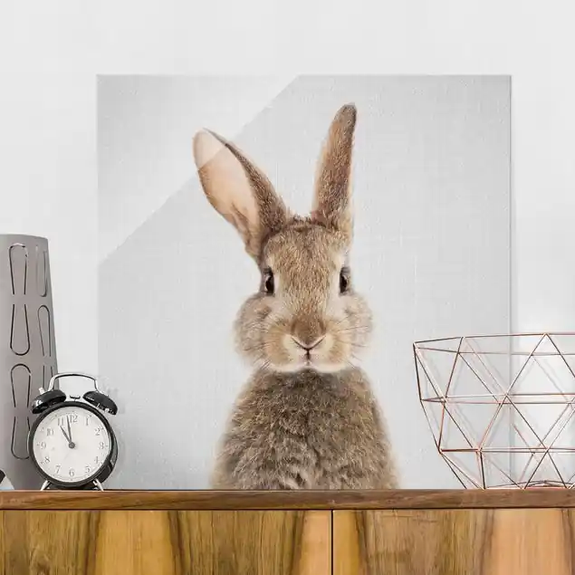 Hase Hilbert Glasbild Online Kaufen