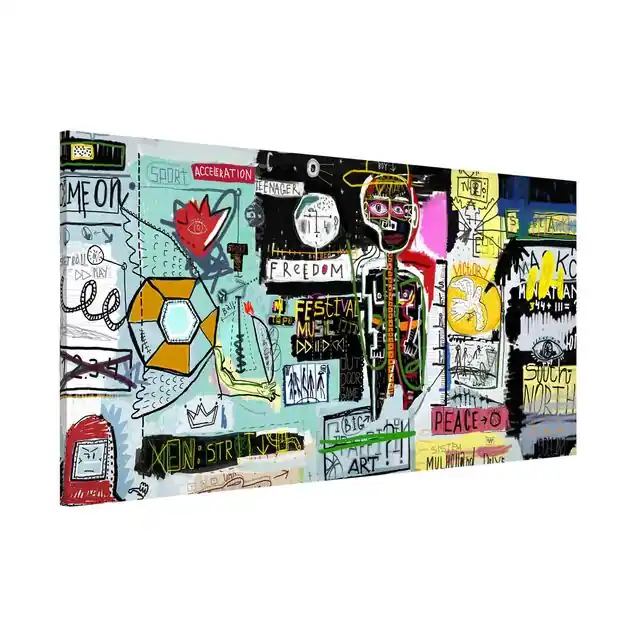 Abstract Graffiti Art Magnettafel Sichere Zahlung