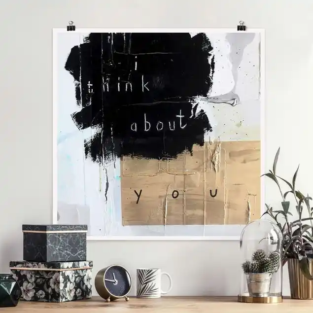 Wochenendangebot I think about you                               Poster