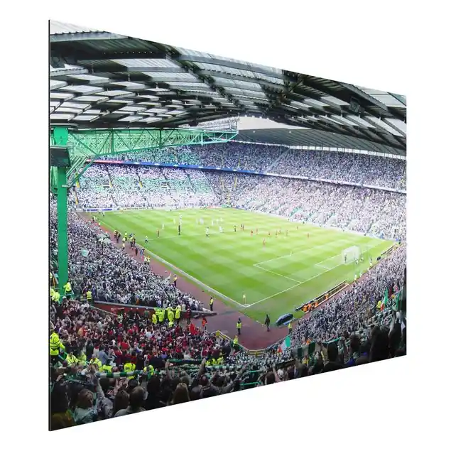 Fußballstadion Alu-Dibond Outdoor Bild Kostenloser Versand