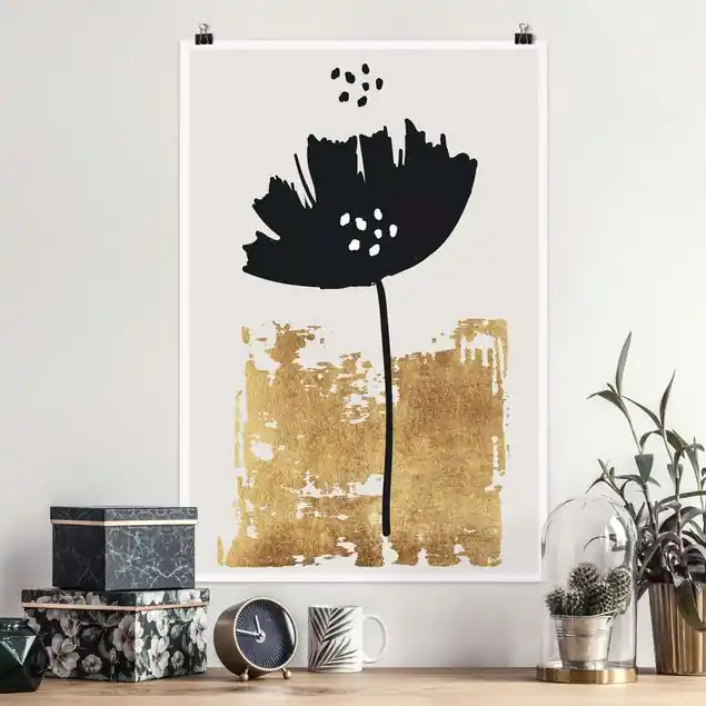 Goldene Mohn Blume Poster Finale Aktion