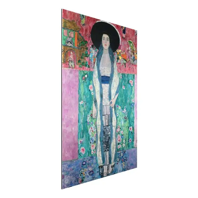 Gustav Klimt - Adele Bloch-Bauer II Alu-Dibond Outdoor Bild Aktuell