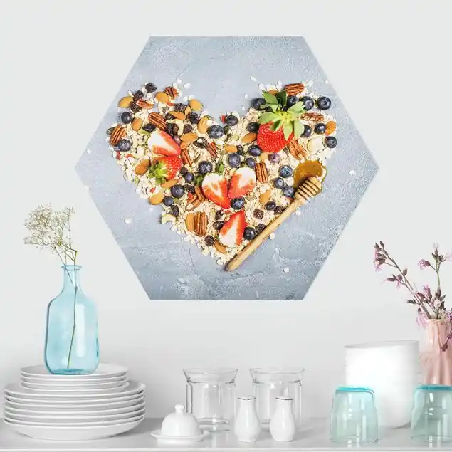 Aktuell Müsliherz Hexagon-Forexbild