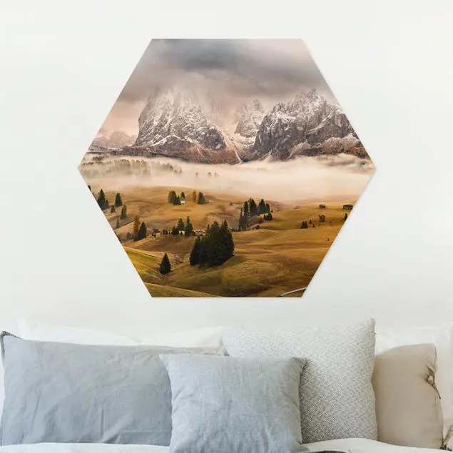Dolomiten Mythen Hexagon-Forexbild Sonderangebot