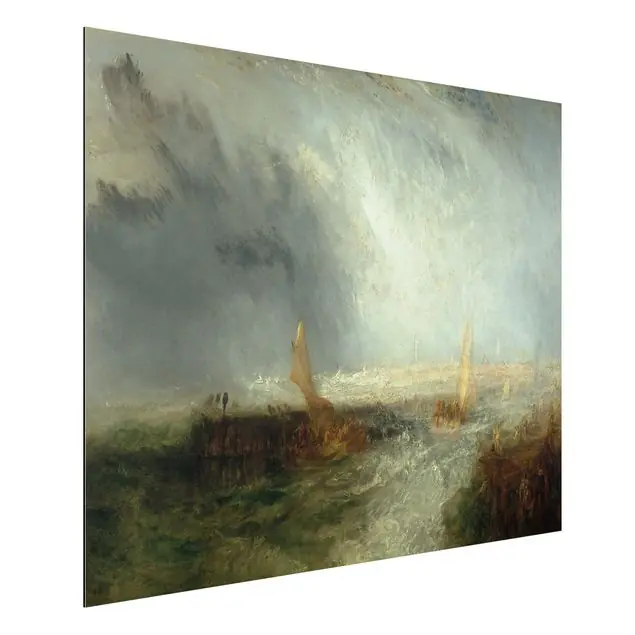 Nur Heute William Turner - Ostende Alu-Dibond Outdoor Bild