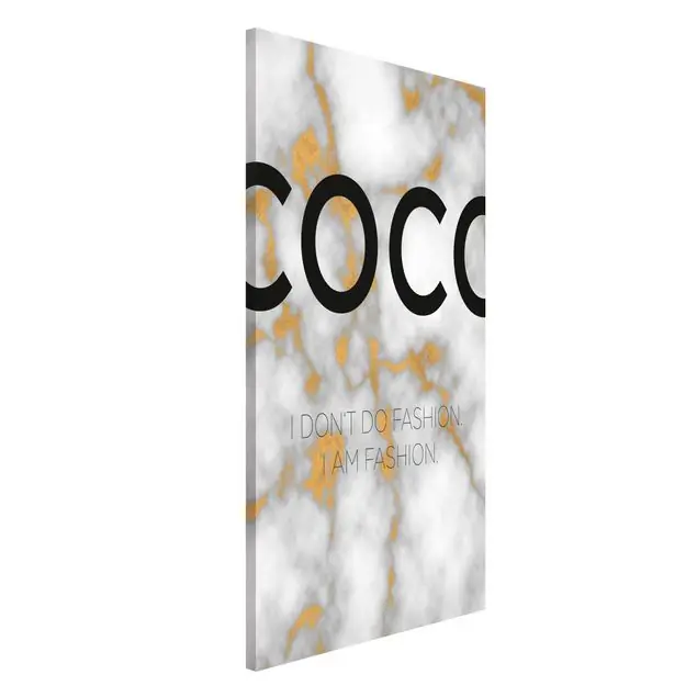 Coco - I don't do fashion Magnettafel - Hochformat 3:4 Sonderangebot