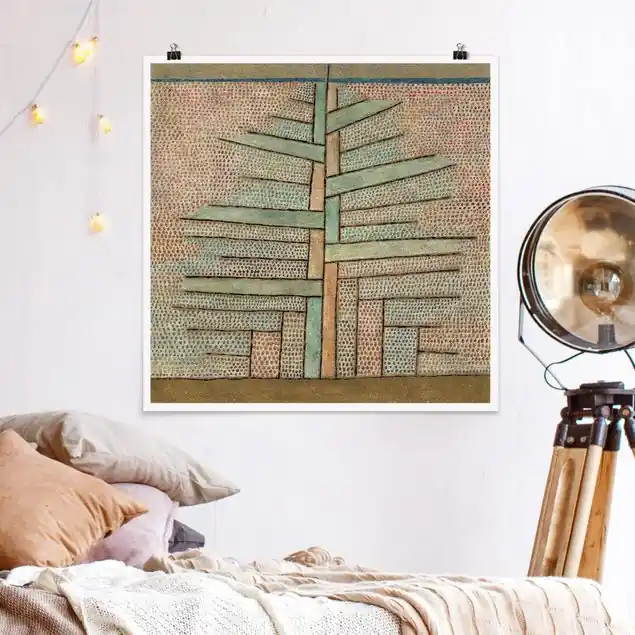 Paul Klee - Kiefer Poster - Quadrat Ausverkauf