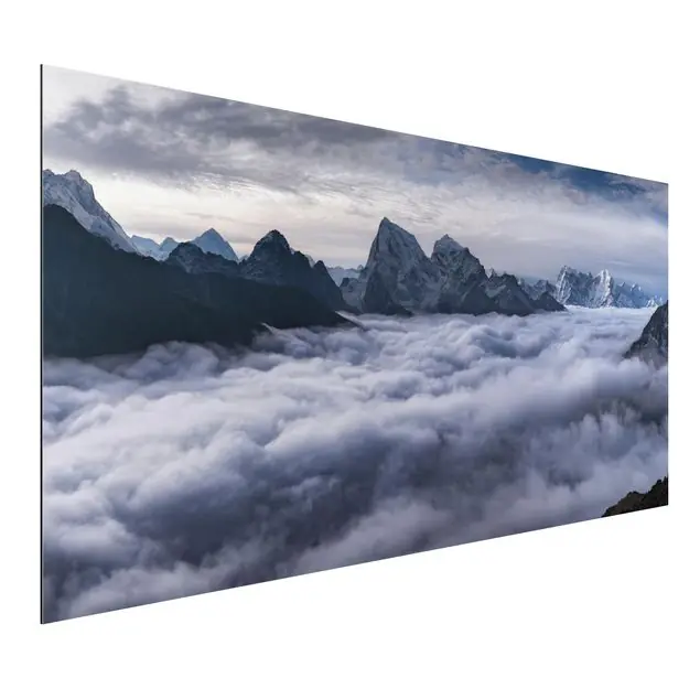 Wolkenmeer im Himalaya Alu-Dibond Outdoor Bild Top-Angebot
