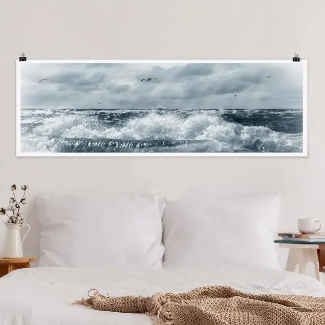 Preisknaller No.YK6 Lebendige Nordsee Panorama Poster