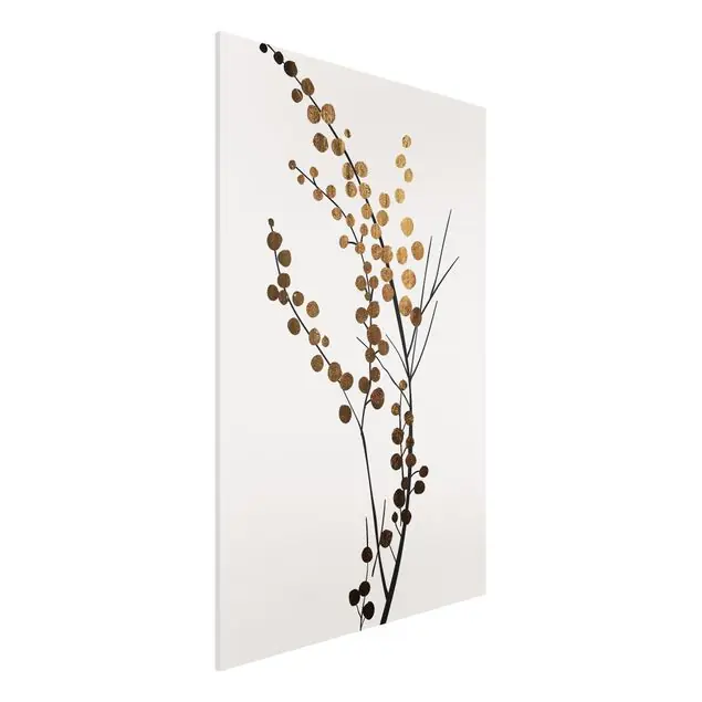 Grafische Pflanzenwelt - Beeren Gold Forexbild Preis Gesenkt