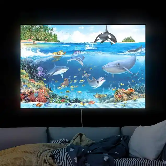 Wochenendangebot Animal Club International - Unterwasserwelt mit Tieren                               LED-Wechselbild