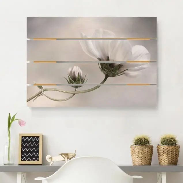 Simply Cosmos Holzbild Plankenoptik - Querformat Knallerangebot