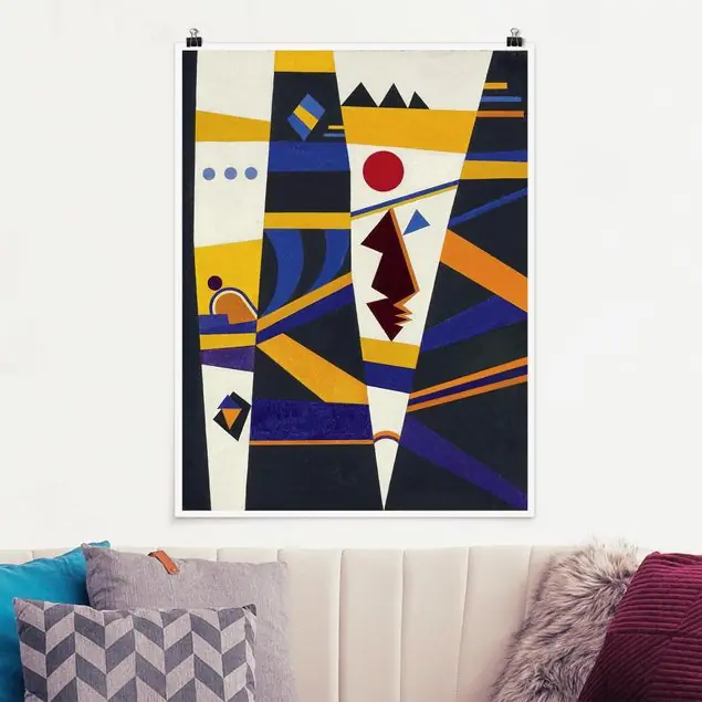 Wassily Kandinsky - Bindung Poster - Hochformat Online Kaufen
