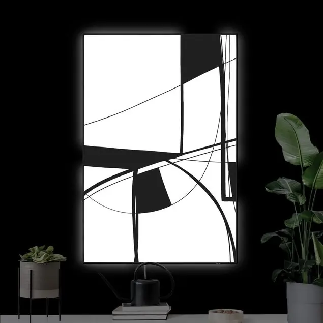 Abstrakt I                               LED-Wechselbild Heißes Angebot