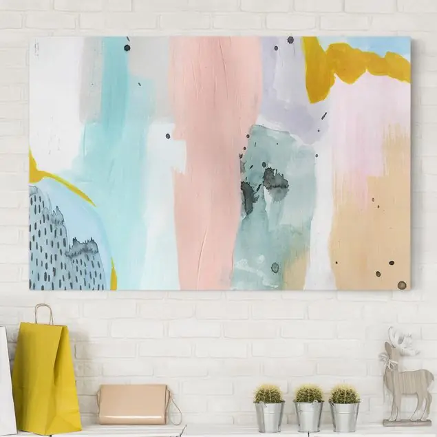Preis Gesenkt Verschwommener Tagesanbruch III Leinwandbild • hergestellt in Deutschland • langlebiges Canvas mit Holzkeilrahmen • klassische Struktur