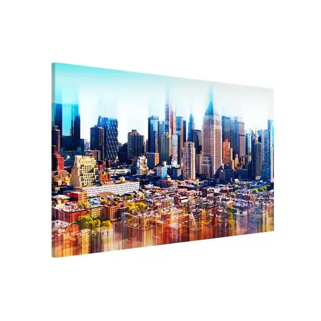 Manhattan Skyline Urban Stretch Magnettafel - Querformat 3:2 Jetzt Kaufen