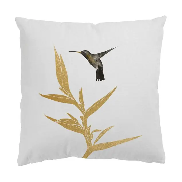 Kolibri und tropische goldene Blüte II Sonderaktion