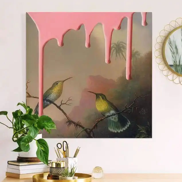 Echt Farbzensur I Leinwandbild – Canvas