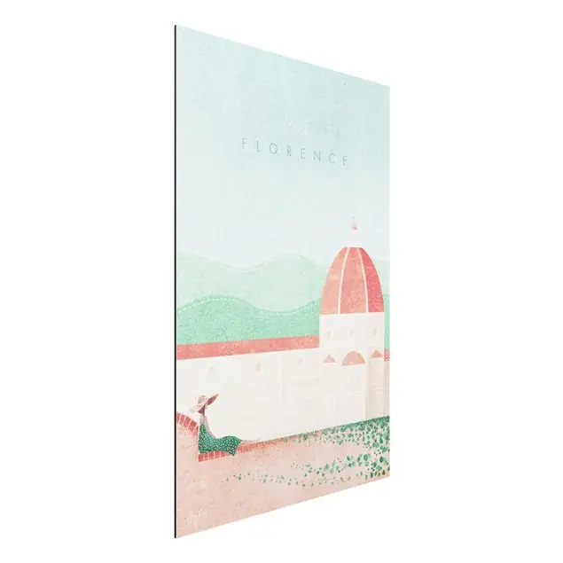 Reiseposter - Florence Alu-Dibond Bild Sale