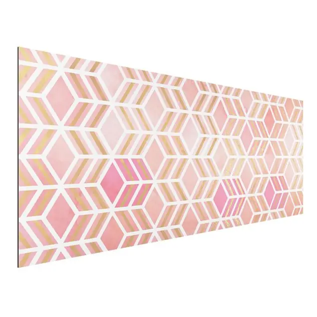 Top-Angebot Take the Cake Gold und Rose Alu-Dibond Bild