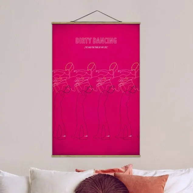 Filmposter Dirty Dancing II Stoffbild - Hochformat Online Kaufen