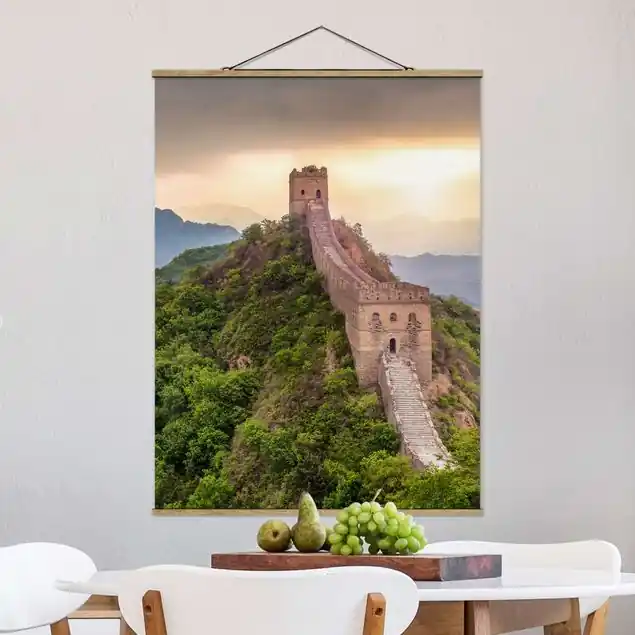 Wochenendangebot Die unendliche Mauer von China Stoffbild