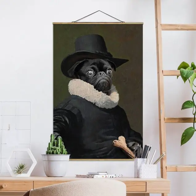 Lord Frenchie Stoffbild Kostenloser Rückversand