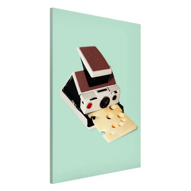 Zertifiziert Kamera mit Käse Magnettafel - Hochformat 2:3